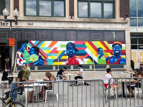 Mural by Israel Solomon